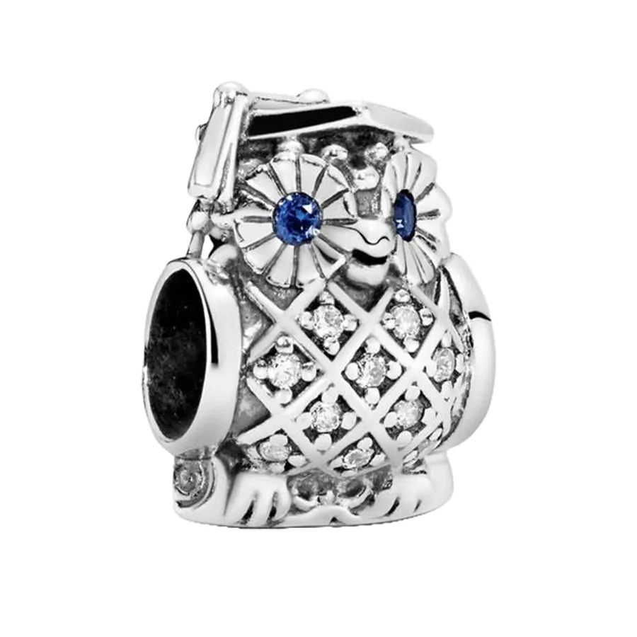 Trang sức Unisex - Hạt Vòng Charm Pandora Charm Buho Graduado 791502NSB Màu Bạc - Vua Hàng Hiệu