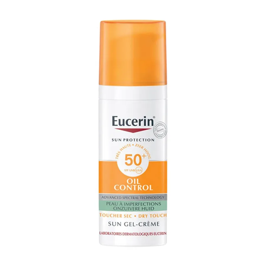 Kem Chống Nắng Eucerin Gel-Creme Oil Control Dry Touch SPF 50+ 50ml