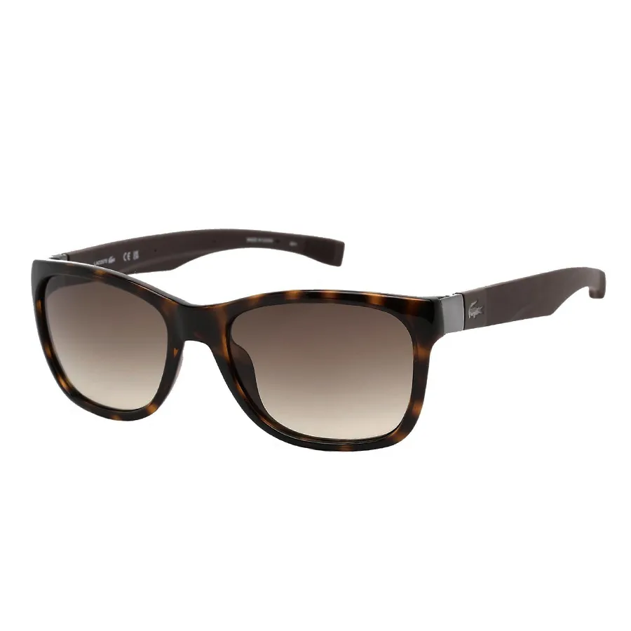 Kính mắt Unisex - Kính Mát Lacoste Brown Sunglasses L662S 214 54 Màu Nâu - Vua Hàng Hiệu