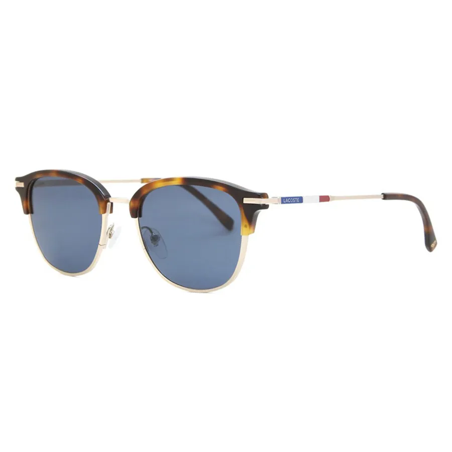 Kính mắt Unisex - Kính Mát Lacoste Sunglasses L106SND-718 52mm Màu Xanh/Nâu - Vua Hàng Hiệu