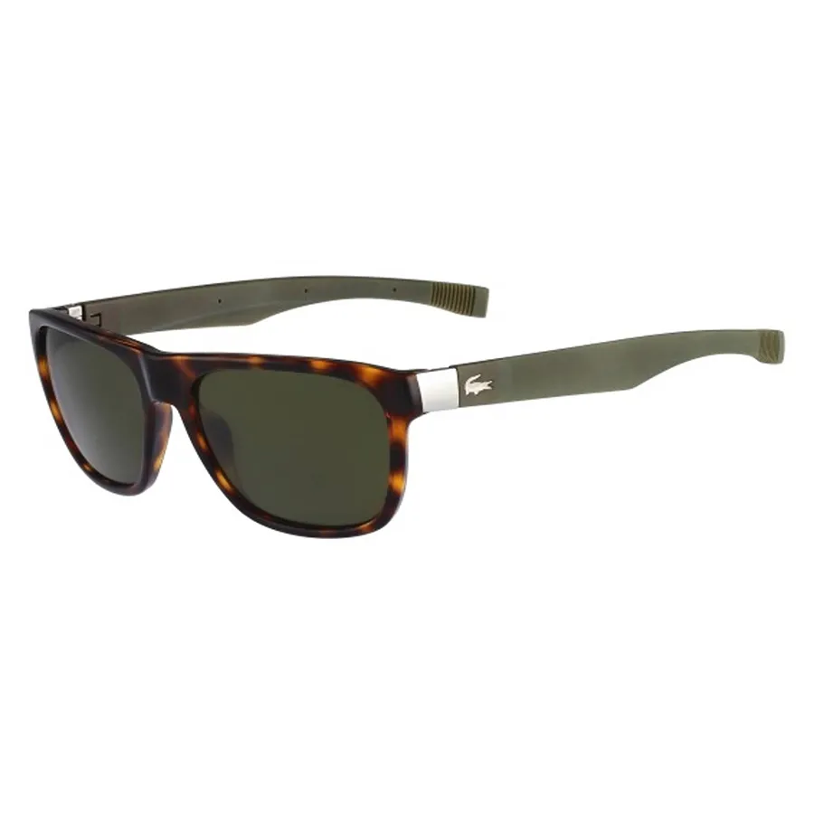 Kính mắt Unisex - Kính Mát Lacoste Sunglasses L664S 220 55 Màu Xanh Green/Nâu - Vua Hàng Hiệu
