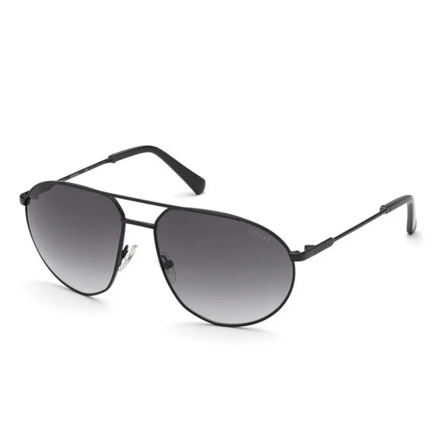 Guess - Kính Mát Nam Guess Sunglasses GU00009-01B-60 Màu Xám Đen - Vua Hàng Hiệu