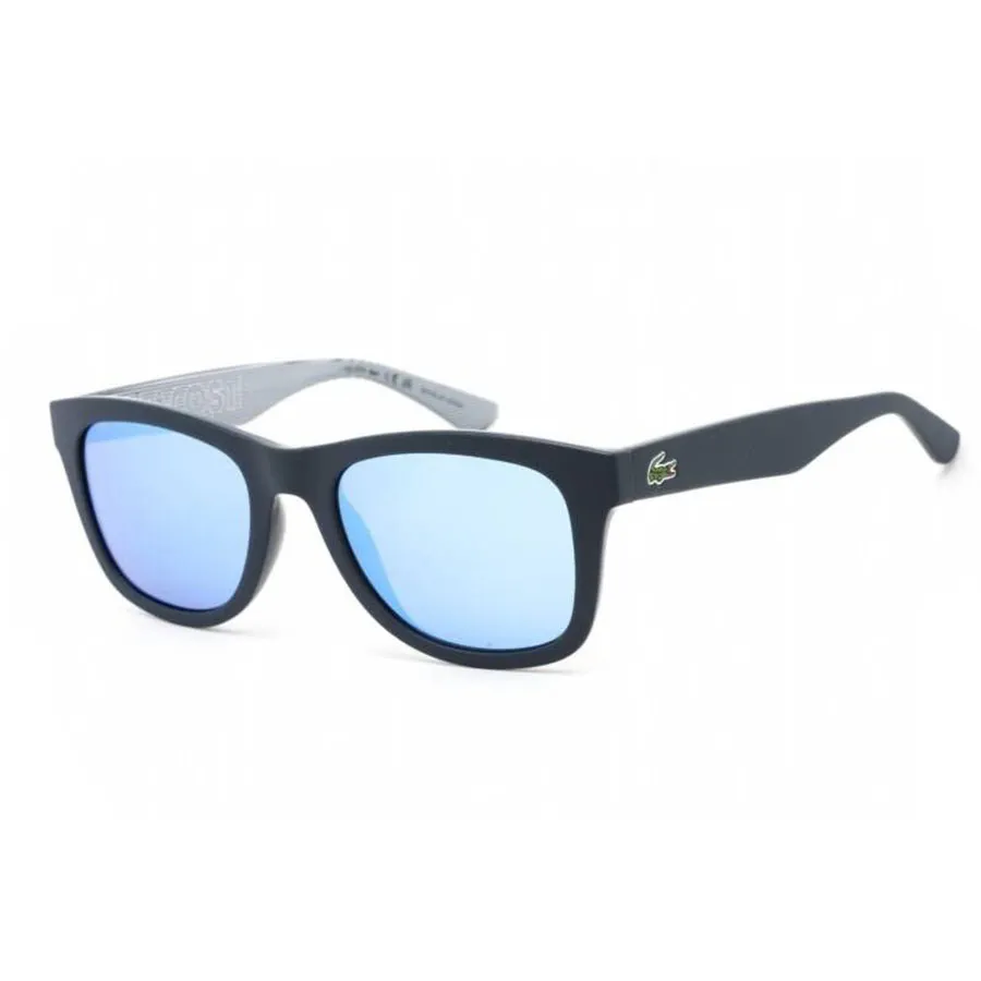 Kính mắt Lacoste - Kính Mát Nam Lacoste Blue Square Sunglasses L789S 424 53 Màu Xanh Đen - Vua Hàng Hiệu