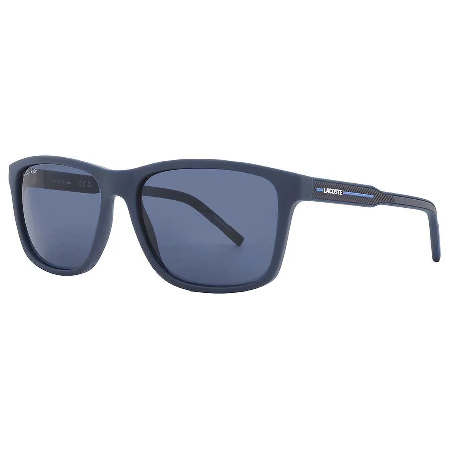 Kính mắt Nam - Kính Mát Nam Lacoste Square Men Sunglasses L931S 424 56 Màu Xanh Blue - Vua Hàng Hiệu