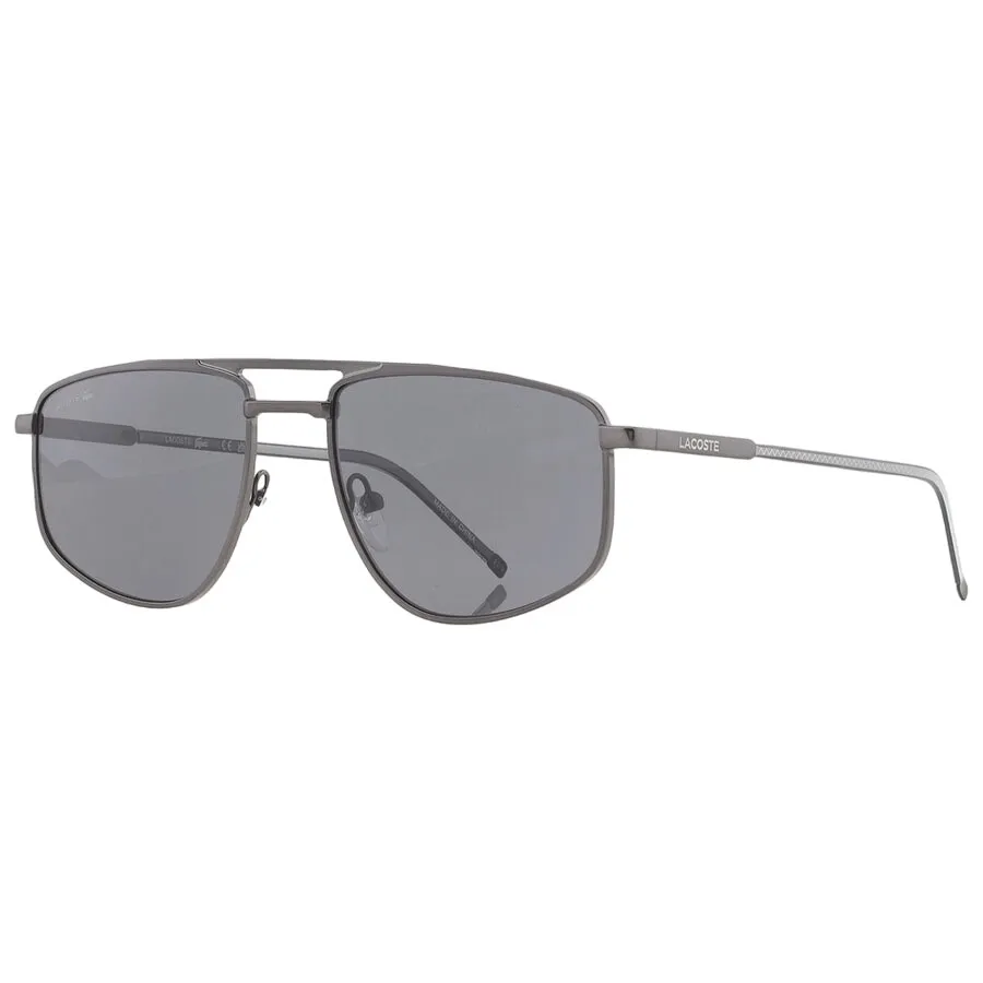 Kính mắt Nam - Kính Mát Nam Lacoste Grey Navigator Men's Sunglasses L254S 021 57 Màu Xám - Vua Hàng Hiệu