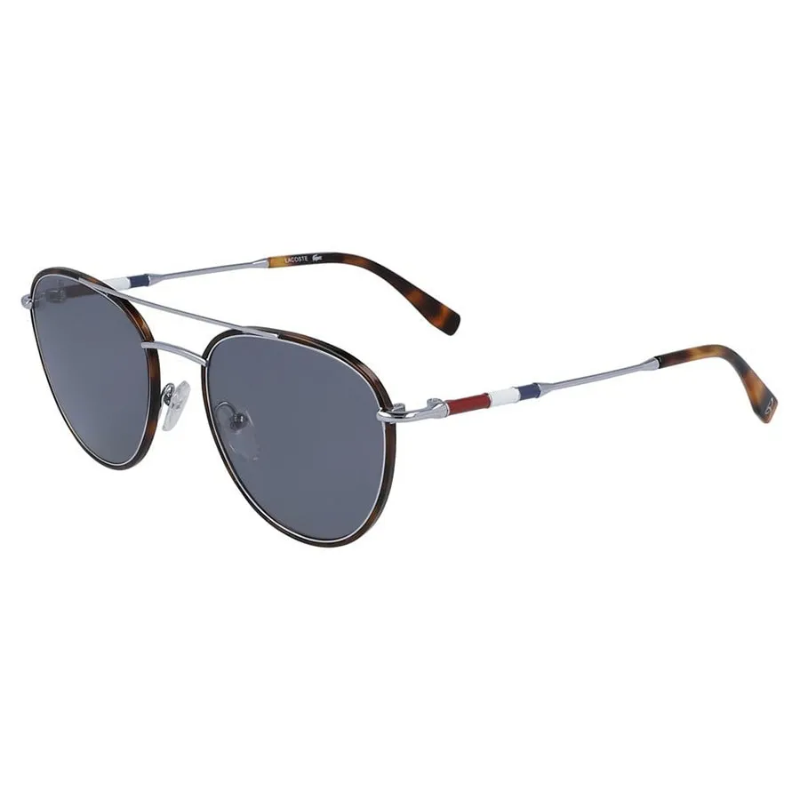 Kính mắt Xám bạc - Kính Mát Nam Lacoste Grey Pilot Men Sunglasses L102SND 045 53 Màu Xám Bạc - Vua Hàng Hiệu