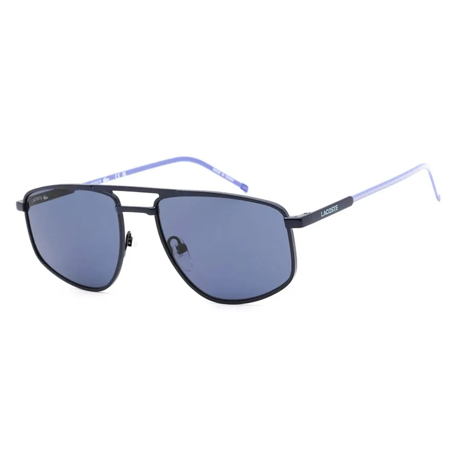 Kính mắt Nam - Kính Mát Nam Lacoste L254S 401 57 Sunglasses Màu Xanh Blue - Vua Hàng Hiệu