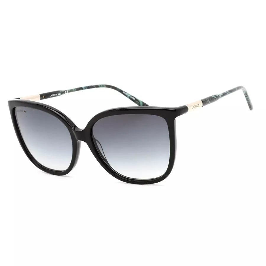 Kính mắt - Kính Mát Nữ Lacoste Blue Grey Gradient Butterfly Ladies Sunglasses L963S 001 59 Màu Đen - Vua Hàng Hiệu