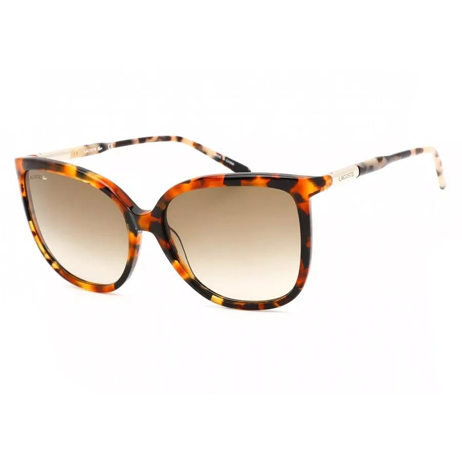 Kính mắt Lacoste - Kính Mát Nữ Lacoste Butterfly Ladies Sunglasses L963S 009 59 Màu Nâu Đồi Mồi - Vua Hàng Hiệu