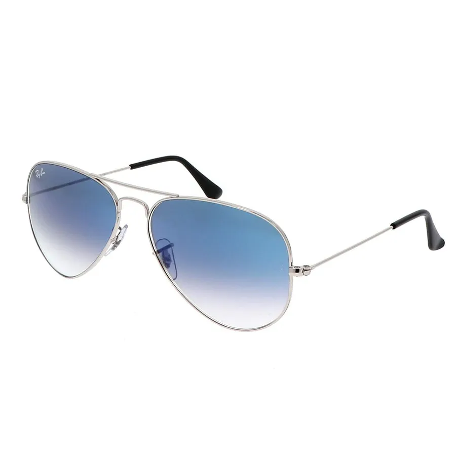 Kính mắt Rayban - Kính Mát Rayban Aviator Gradient Sunglasses RB3025 003/3F 62 Màu Xanh Blue - Vua Hàng Hiệu