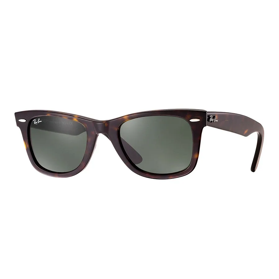 Kính mắt Rayban - Kính Mát Rayban New Wayfarer Sunglasses RB2140 902 54-15 Màu Xanh Green - Vua Hàng Hiệu