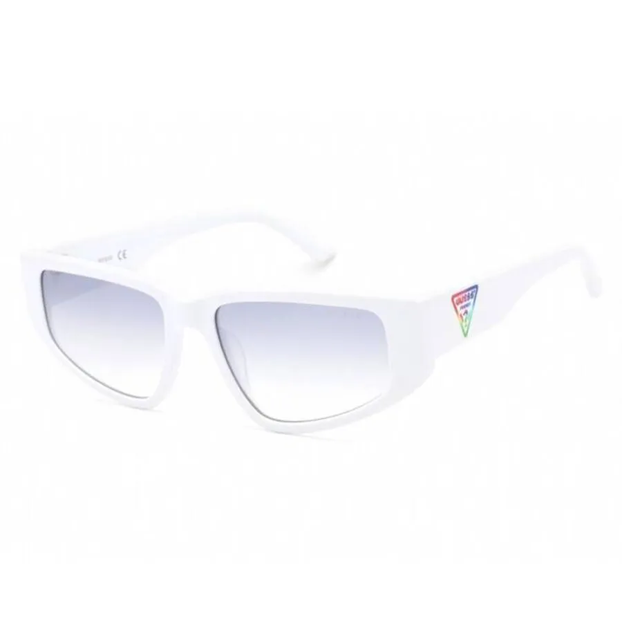 Guess - Kính Mát Unisex Guess Shiny White GU8603-21X-56 Sunglasses Màu Trắng - Vua Hàng Hiệu