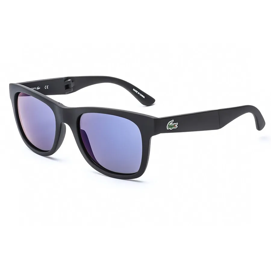 Kính mắt Lacoste - Kính Mát Unisex Lacoste Blue Square Folding Sunglasses L778S 002 52 Màu Xanh Đen - Vua Hàng Hiệu