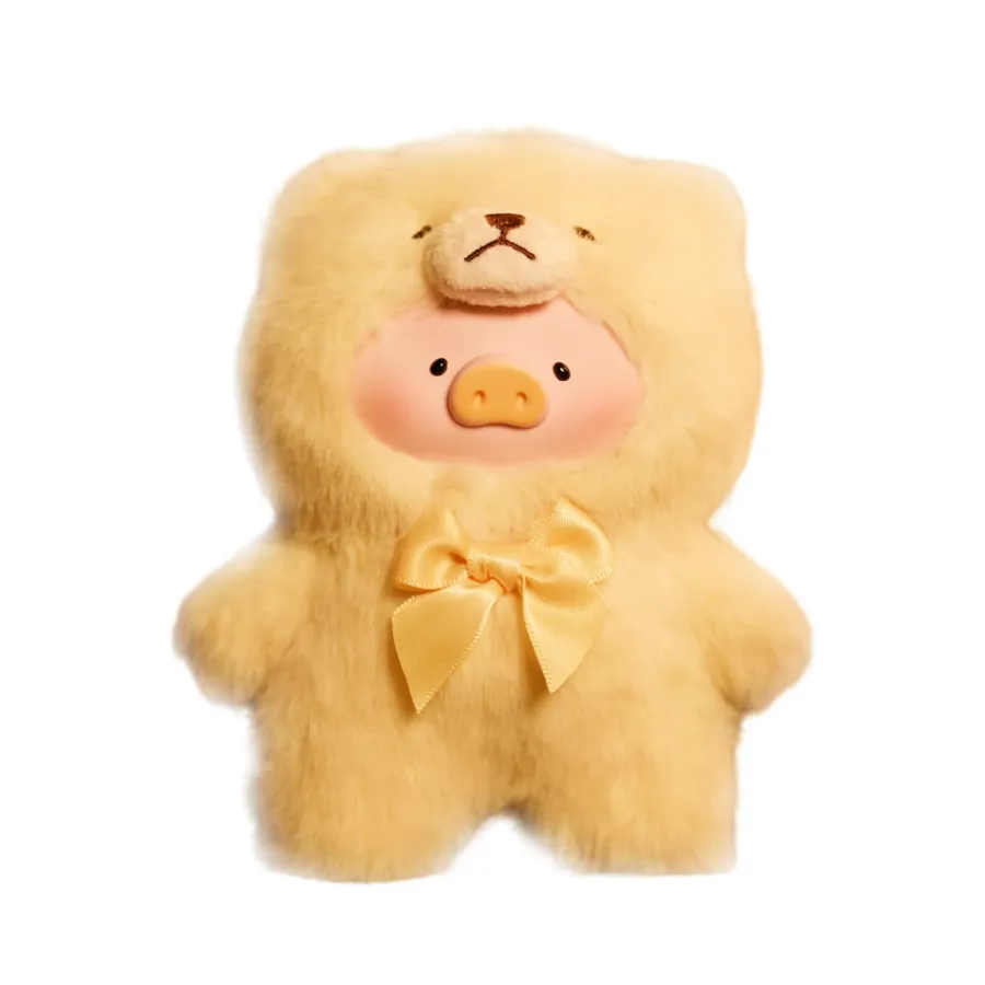Móc Khóa Gấu Bông ToyZeroPlus Teddy Lulu The Piggy Màu Vàng