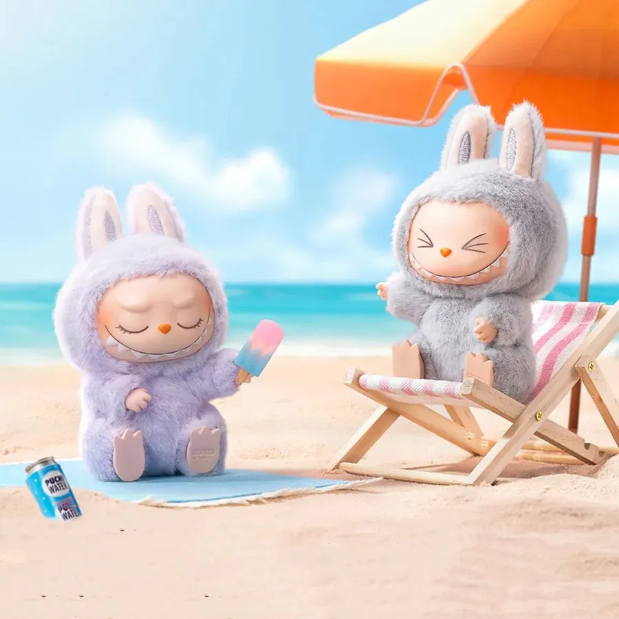 Móc Khóa Pop Mart Labubu Have A Seat Vinyl Plush Blind The Monster