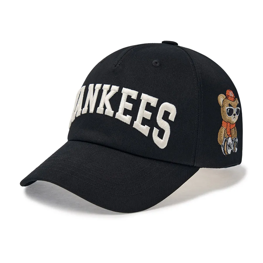 MLB Polyester - Mũ MLB Mega Bear New York Yankees Ball Cap 3ACPMB04N-50BKS Màu Đen - Vua Hàng Hiệu