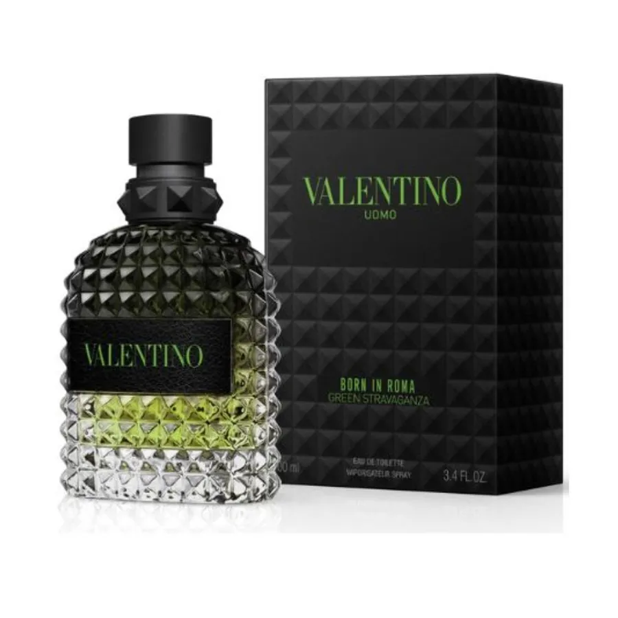 Nước hoa Valentino Eau De Toilette (EDT) - Nước Hoa Nam Valentino Uomo Born In Roma Green Stravaganza EDT 100ml - Vua Hàng Hiệu