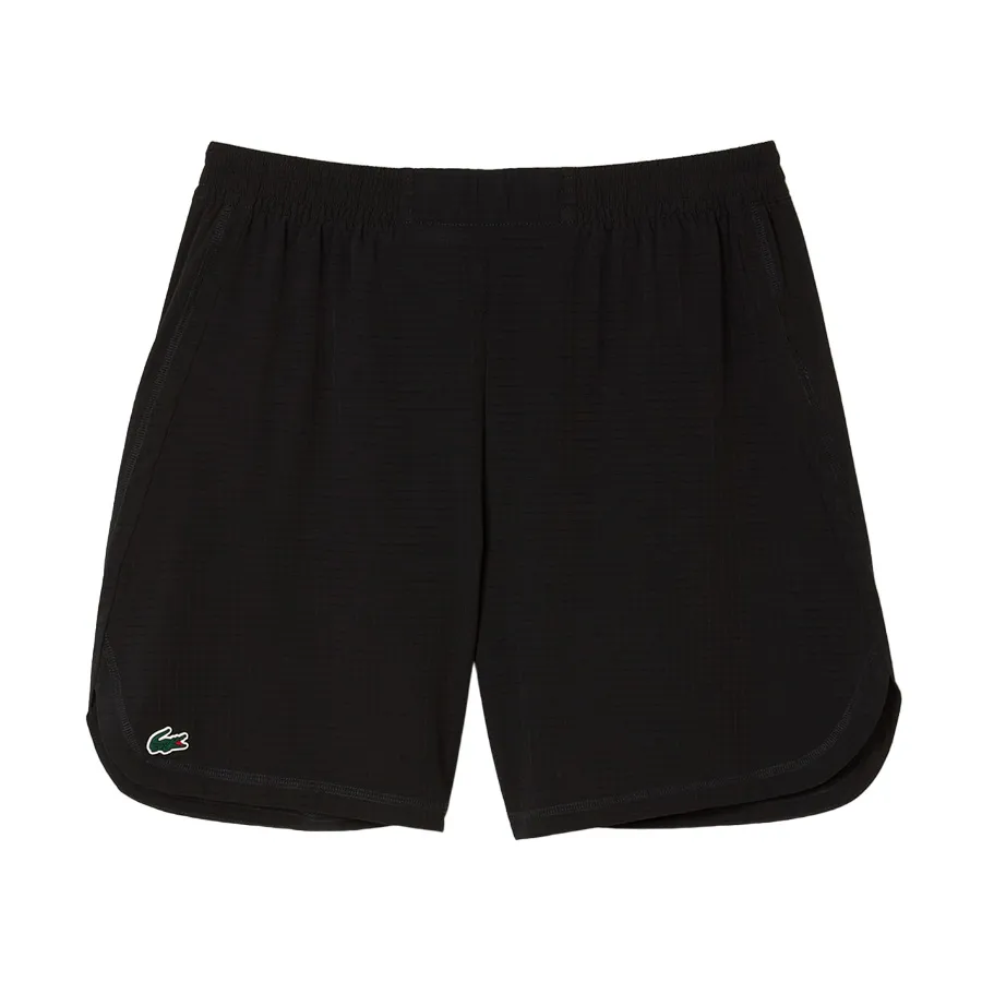 Shorts De Golf Lacoste Slim Fit Stretch Para Hombre En Negro Bermudas De  Algodón