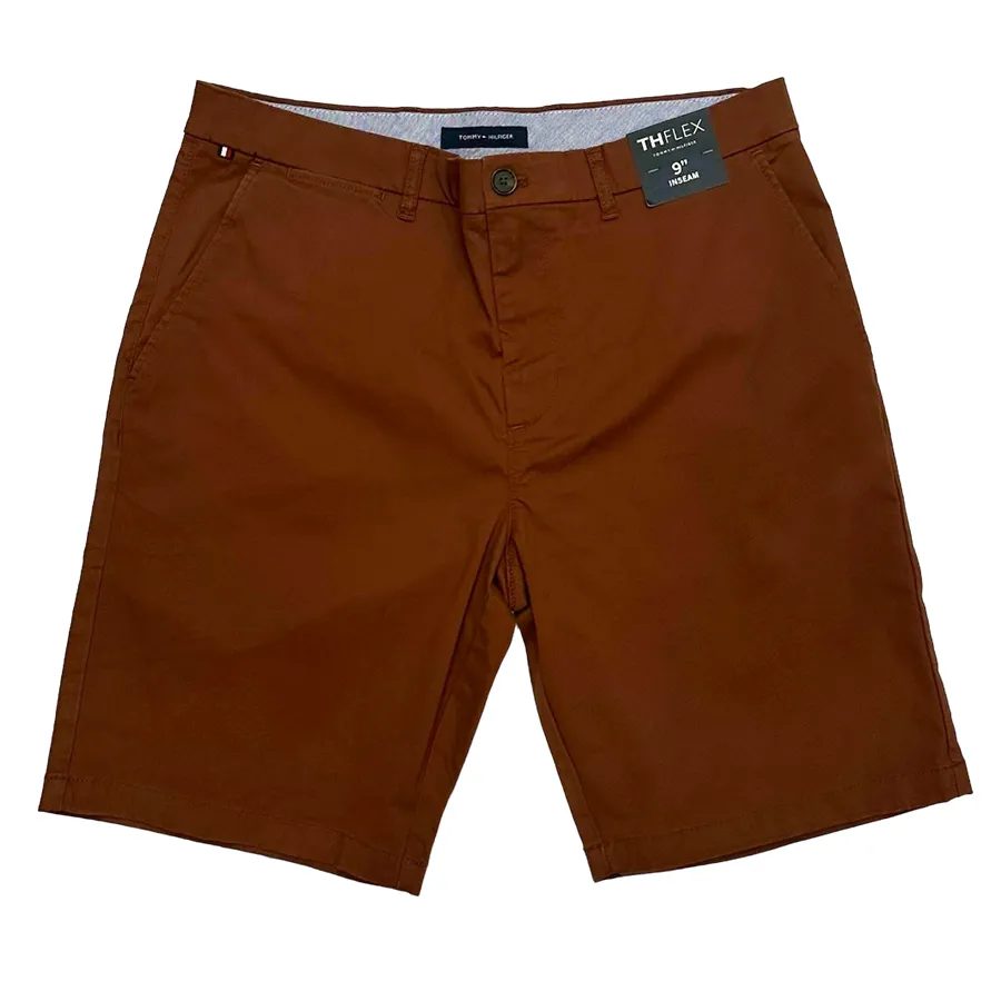 Tommy Hilfiger - Quần Short Nam Tommy Hilfiger Straight Fit 78J8838 201 Màu Nâu Size 33 - Vua Hàng Hiệu