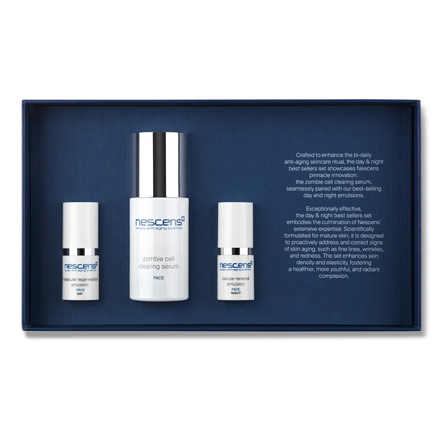 NEIGENE DAY AND NIGHT SERUM 3本セット Set Dưỡng Da Nescens Coffret Day & Night 3 Món | Vua Hàng Hiệu