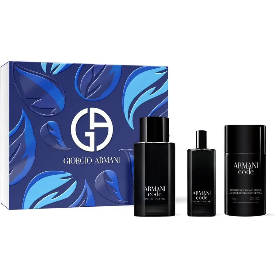 Nước hoa Giorgio Armani - Set Nước Hoa + Lăn Khử Mùi Nam Giorgio Armani Men Armani Code EDT Gift Set 3 Món - Vua Hàng Hiệu