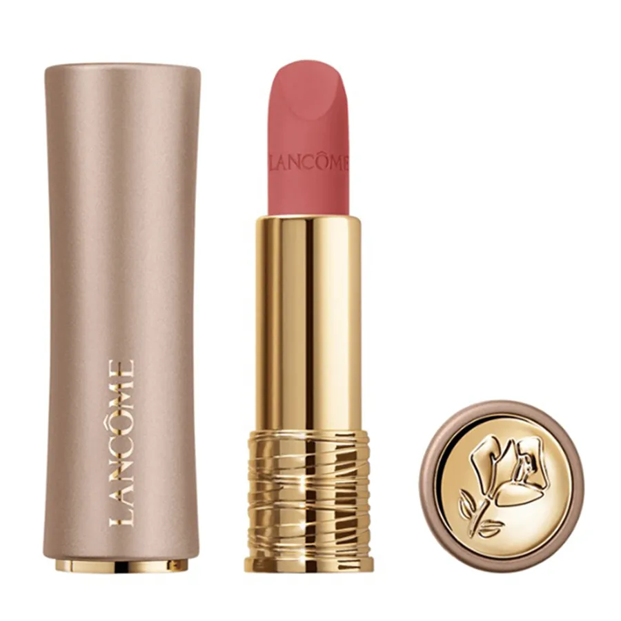 Lancôme - Son Lancome L'absolu Rouge Intimatte 315 Hearts In Sync Màu Hồng Đào - Vua Hàng Hiệu