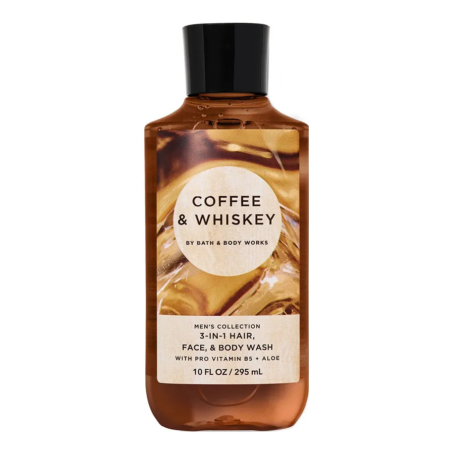 Bath & Body Works - Sữa Tắm, Gội, Rửa Mặt Nam Bath & Body Works Coffee & Whiskey 3-in-1 Hair, Face & Body Wash 295ml - Vua Hàng Hiệu