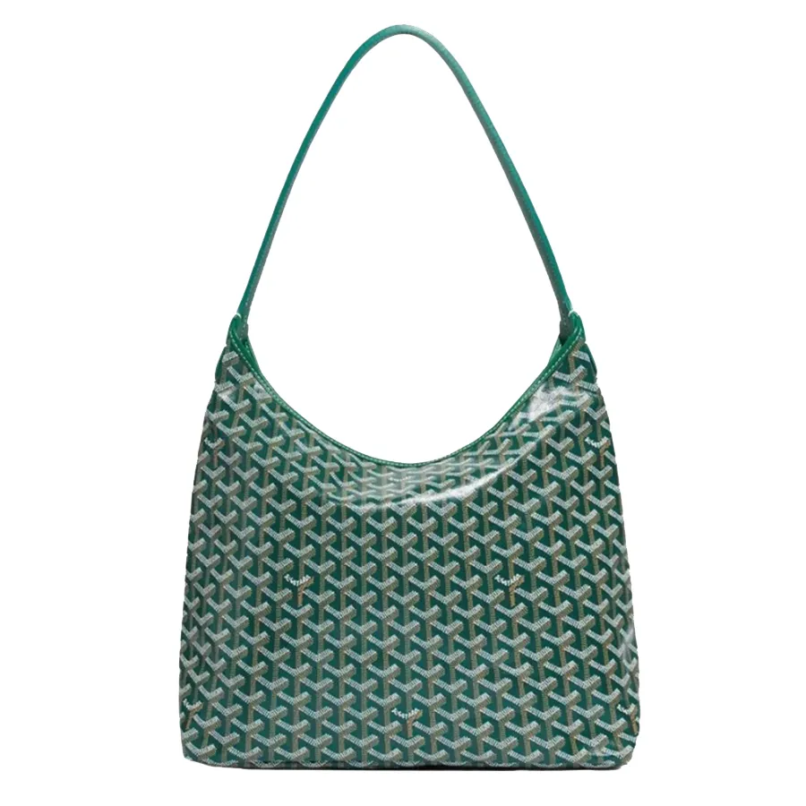 Goyard Nữ - Túi Tote Nữ Goyard Bohème Hobo Bag In Goyardine Chevroches Calfskin Green BOHEMEPMLTY09CL09P Màu Xanh Lá - Vua Hàng Hiệu