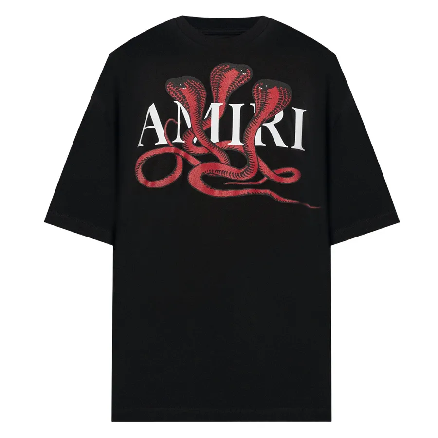 Áo Phông Nam Amiri In Black With Logo Snake Printed AMJYTE1086 Tshirt Màu  Đen Size S | Vua Hàng Hiệu