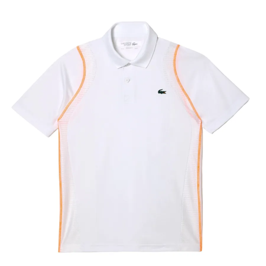 Áo Polo Nam Lacoste Tennis DH5180 51 XIT Màu Trắng Size 3 Vua Hàng Hiệu