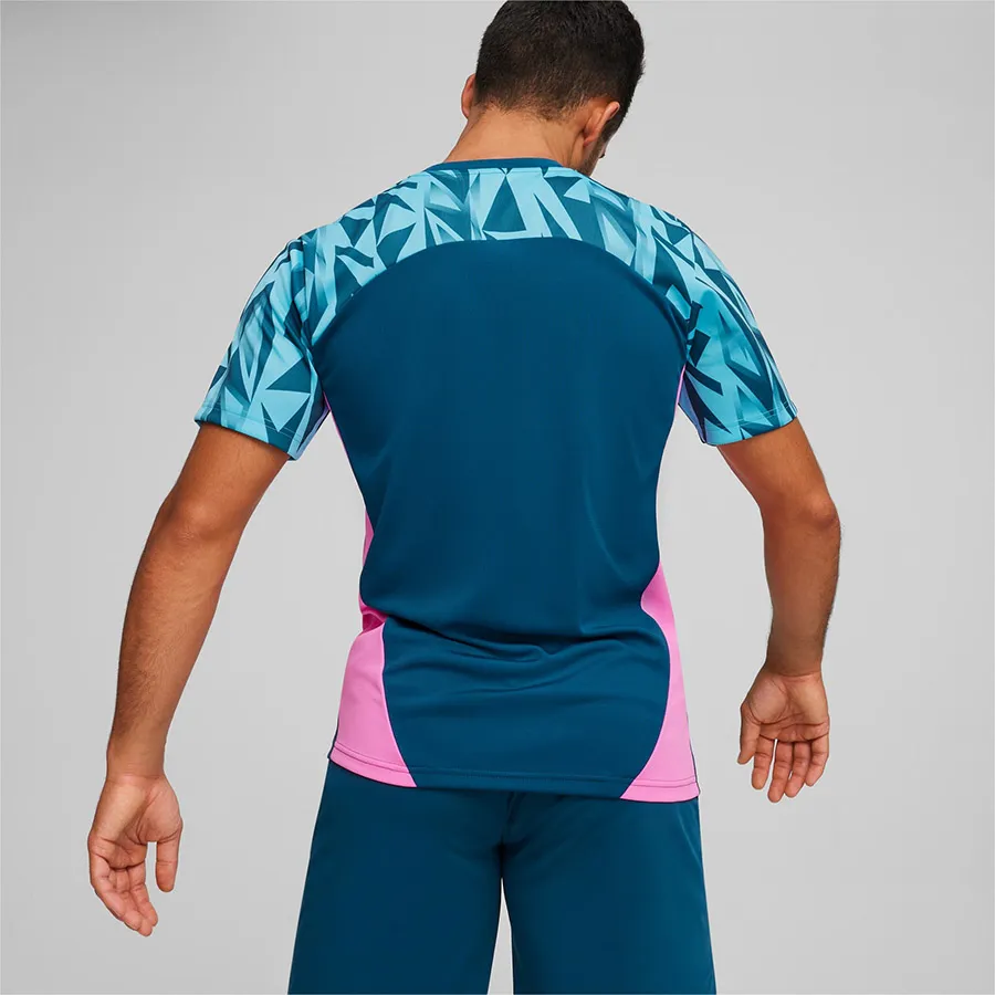 Bộ Quần Áo Cộc Tay Nam Puma Individualfinal Men's Football Jersey 659018-56  Màu Xanh Blue Size L | Vua Hàng Hiệu