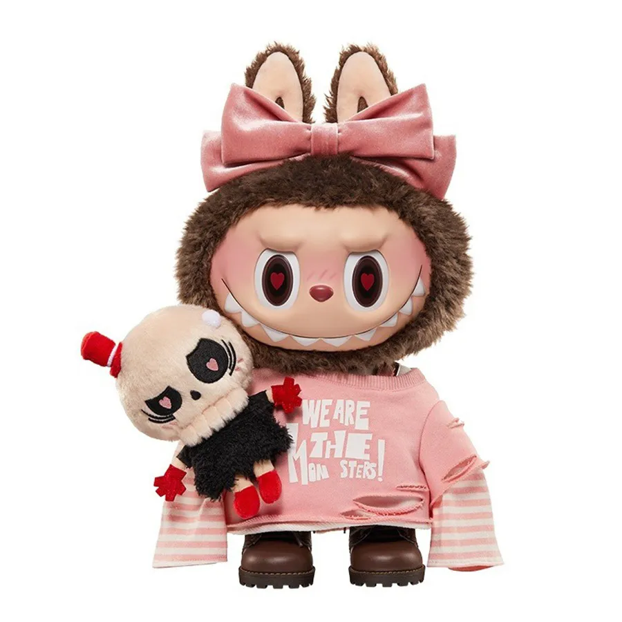 Búp Bê Pop Mart Labubu The Monsters Catch Me If You Like Me Series Gift Box Màu Hồng