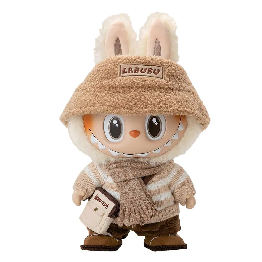 Búp Bê Pop Mart The Monsters Dress Be Latte Vinyl Plush Doll Màu Nâu