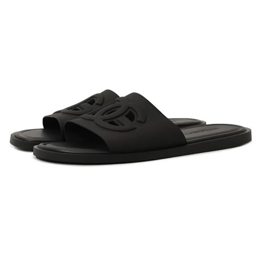 Dép Nam Dolce & Gabbana D&G Rubber With Logo Slide CS2215 AN994 80999 ...