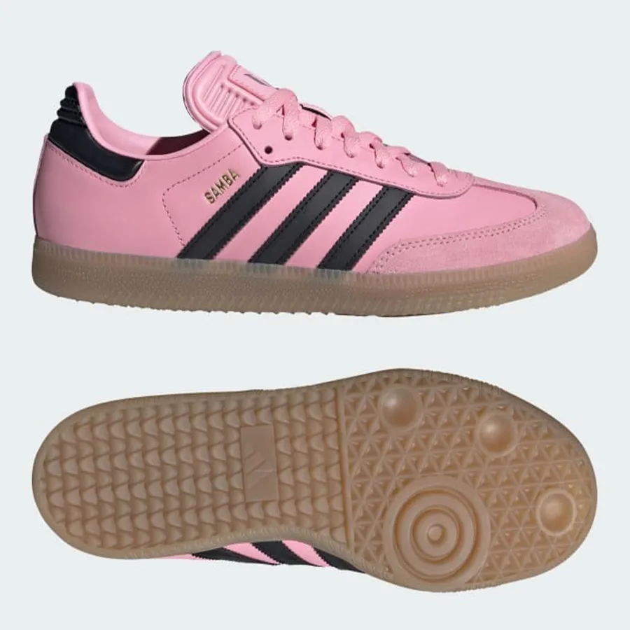 Giày Thể Thao Nam Adidas Samba Messi Miami IH8158 Màu Hồng Phối