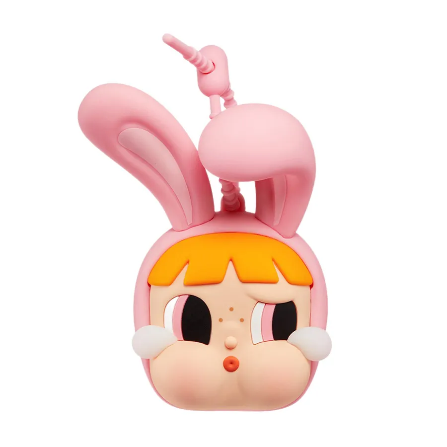 Gương Trang Điểm Nữ Pop Mart Crybaby x Powerpuff Girls Series-Mirror Pendant Màu Hồng