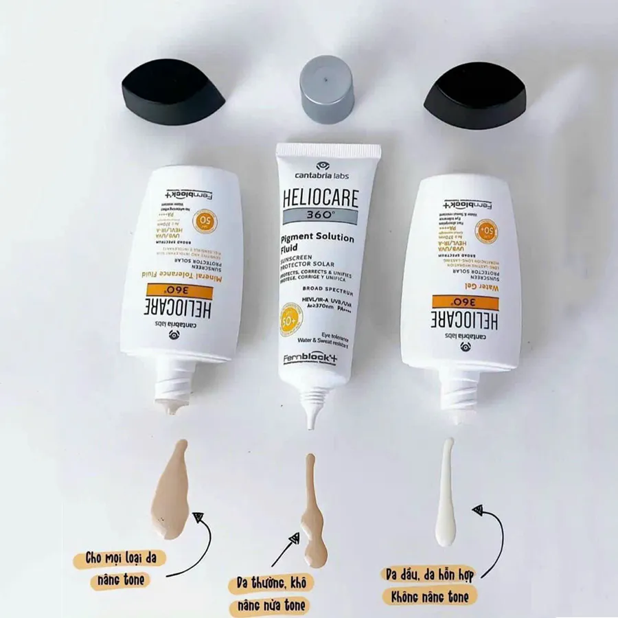 Kem Chống Nắng Heliocare 360 Mineral Tolerance Fluid SPF 50, 50ml | Vua  Hàng Hiệu