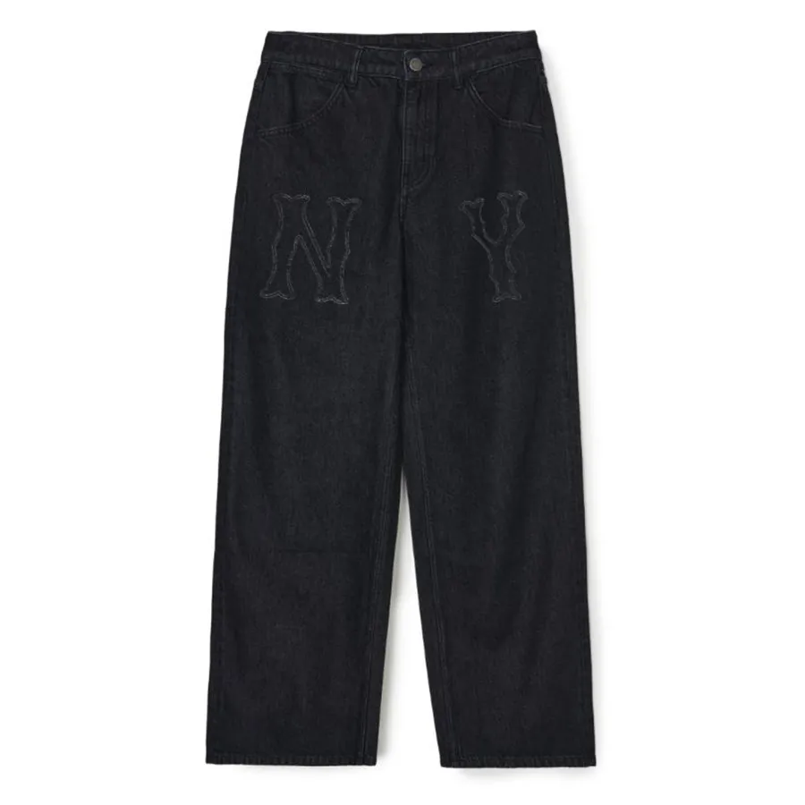 Quần Jean Nữ MLB Denim Coopers Mega Logo New York Yankees