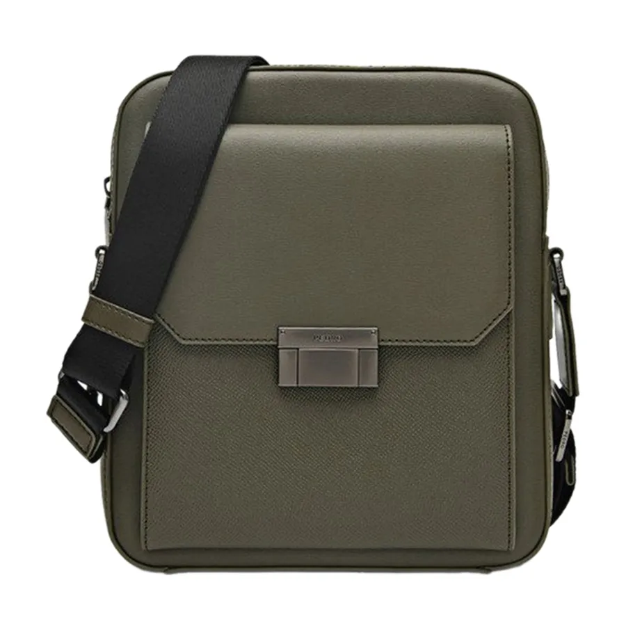 Túi Đeo Chéo Nam Pedro Henry Leather Sling Crossbody Bag Military Green PM2-26320147-3 Màu Xanh Green