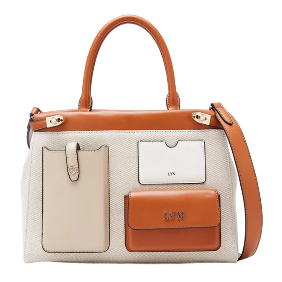 Túi Xách Nữ Lyn Raff Pocket Top Handle XL Handbags LL24FBS125 Màu Nâu ...