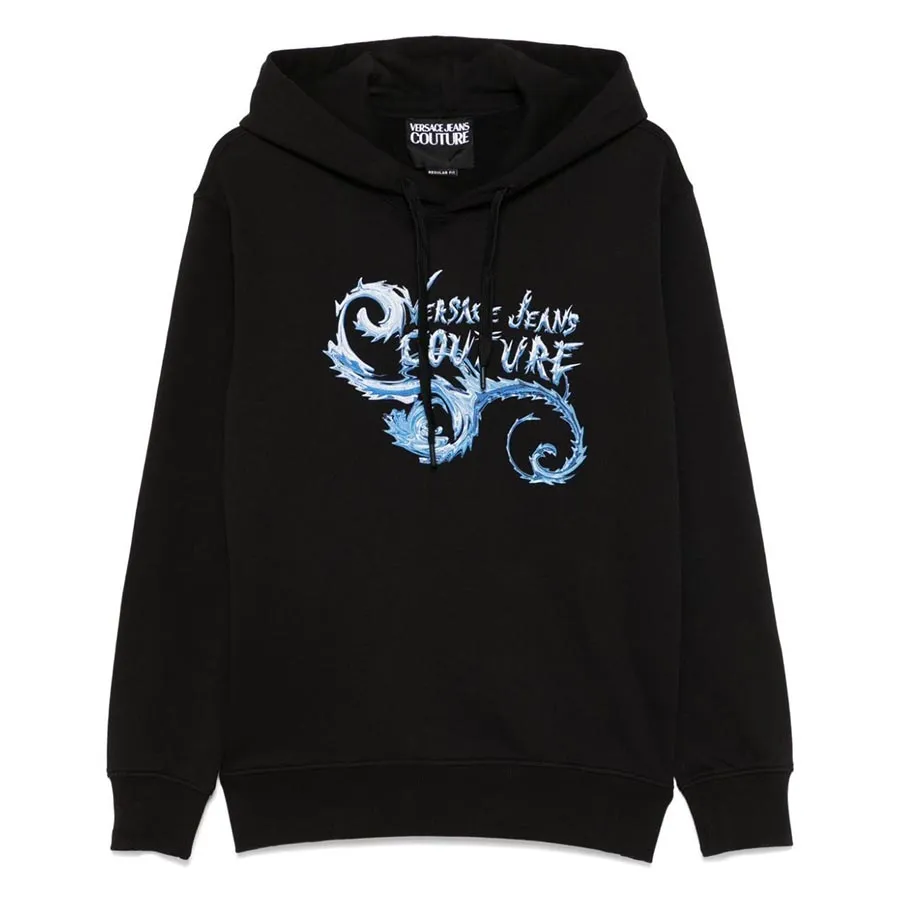 Áo Hoodie Nam Versace Jeans Couture Regular Fit 77GAIC00 CF02C 899 Màu Đen Size XS