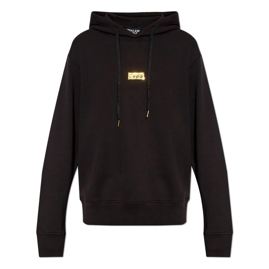 Áo Hoodie Nam Versace Jeans Couture With Logo Regular Fit 77GAIT08 CF00T 899 Màu Đen Size XS