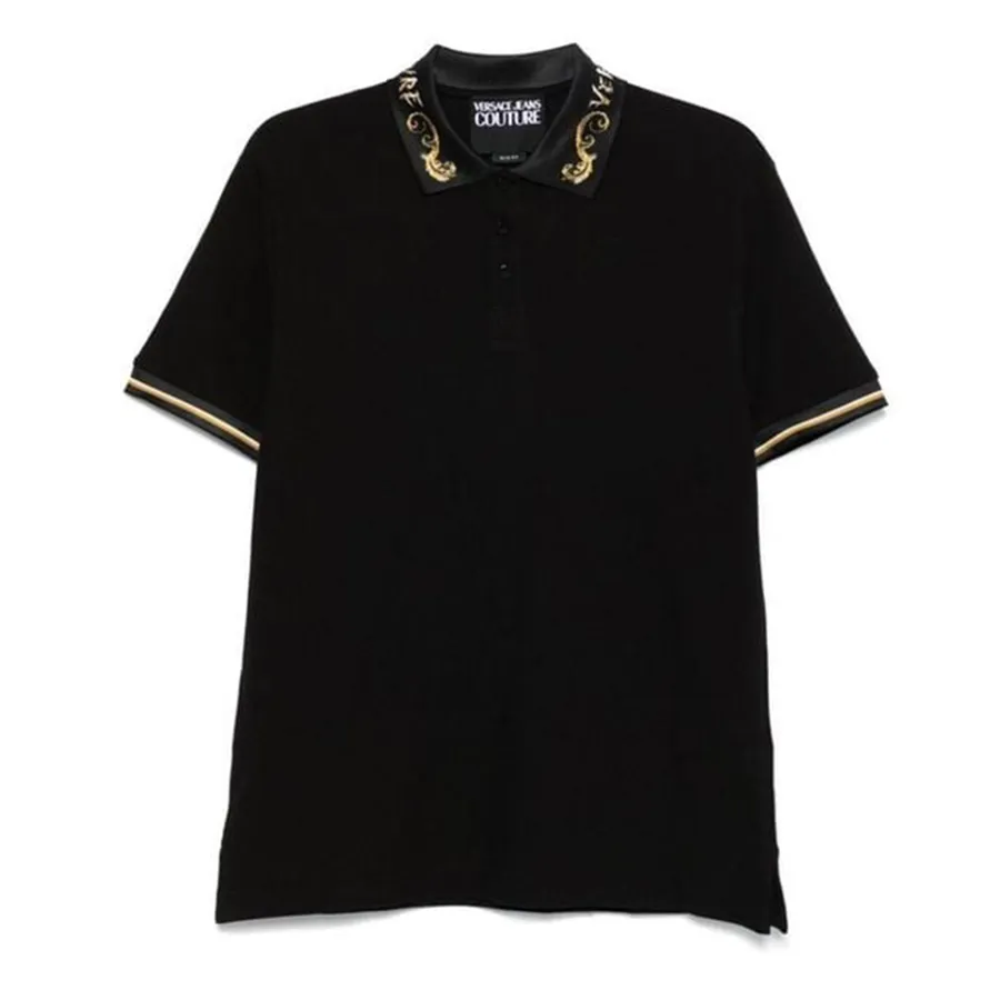 Áo Polo Nam Versace Classic Fit 77GAGT06 CJ01T G89 Màu Đen Size M