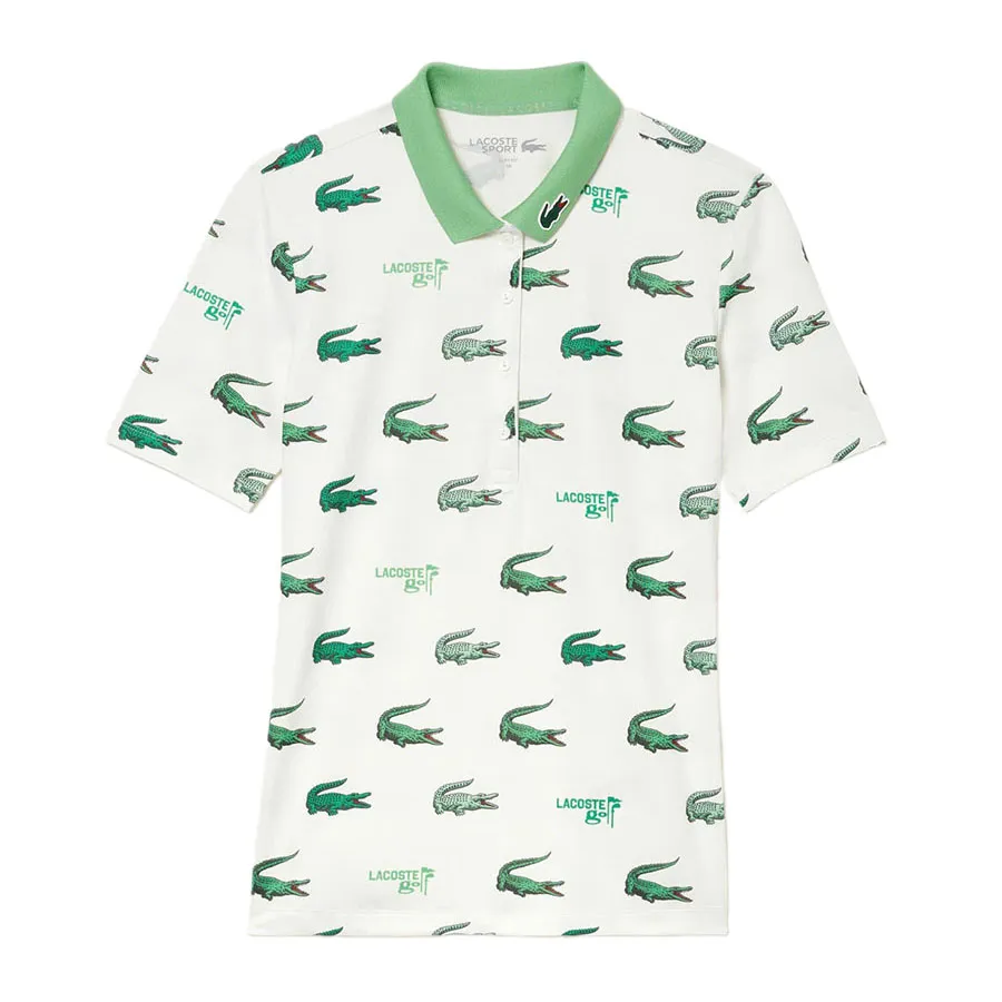 Áo Polo Nữ Lacoste Women's Polo Pickleball PF8483-00-522 Màu Trắng Size 38