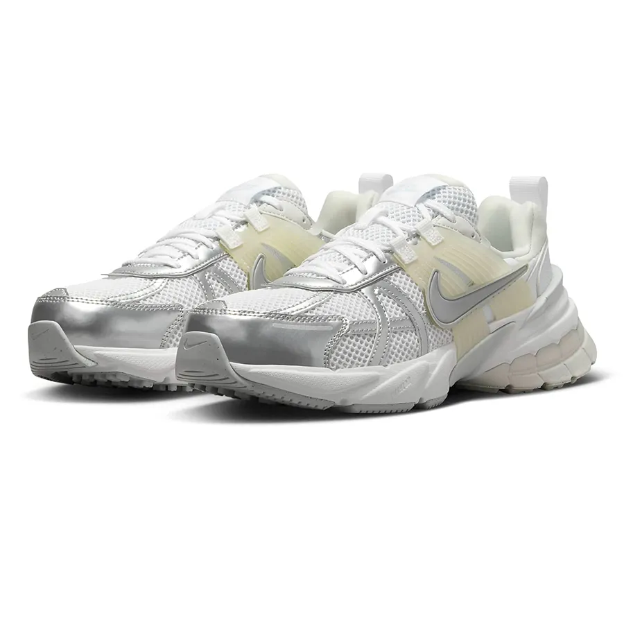 Giày Thể Thao Nữ Nike V2K Run FD0736-104 Màu Trắng Bạc Size 36