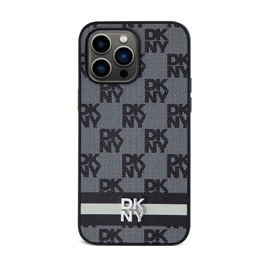 Ốp Điện Thoại DKNY Leather Hard Case Iphone 16 Pro Max Màu Đen