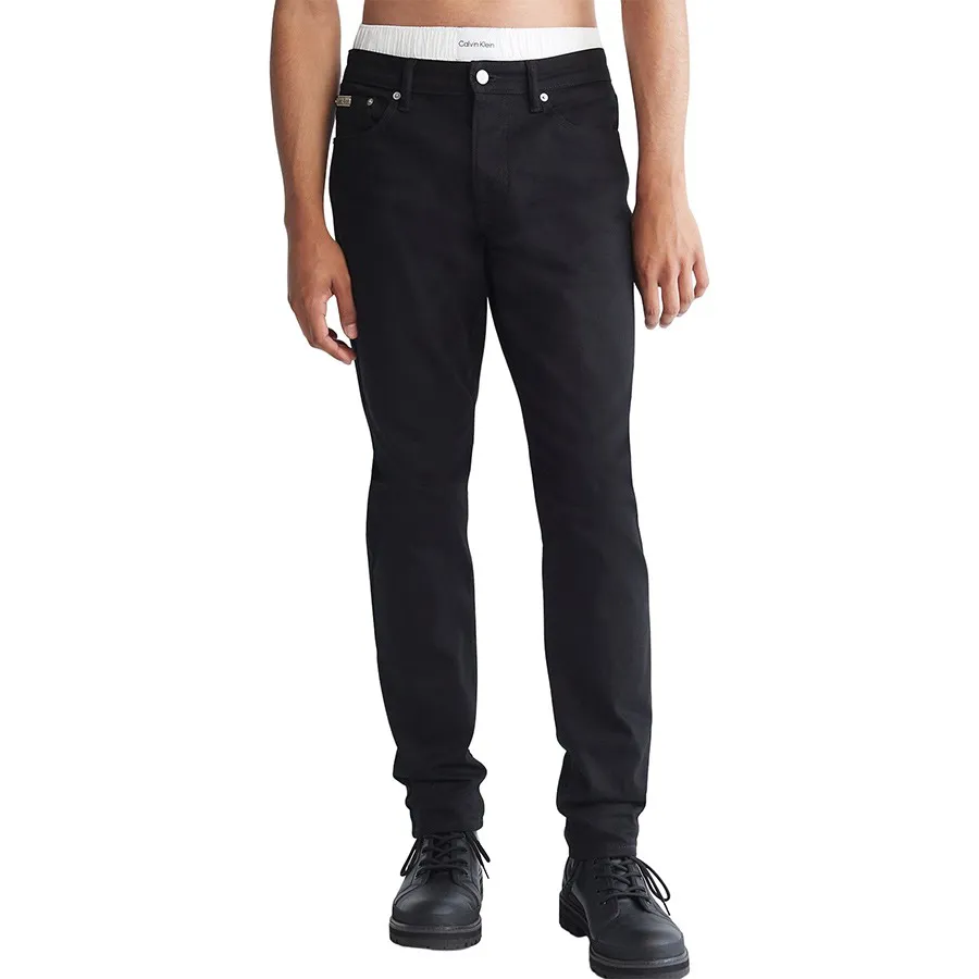 Quần Jean Calvin Klein CK Slim Fit Forever Black 40JP717001 Màu Đen Size 30