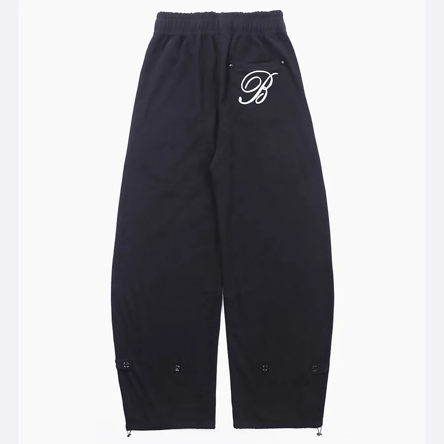 ◎BADBLOOD◎ Logo 2 way jogger trousers black w-pts20-085 MUSINSA | BADBLOOD Classic Logo 2 Way Curved Jogger Trousers