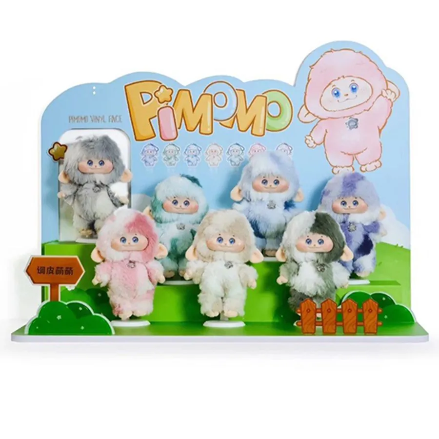Set Móc Khóa Pimomo Naughty Doll Series Plush Dolls Box 6 Chiếc Phối Màu