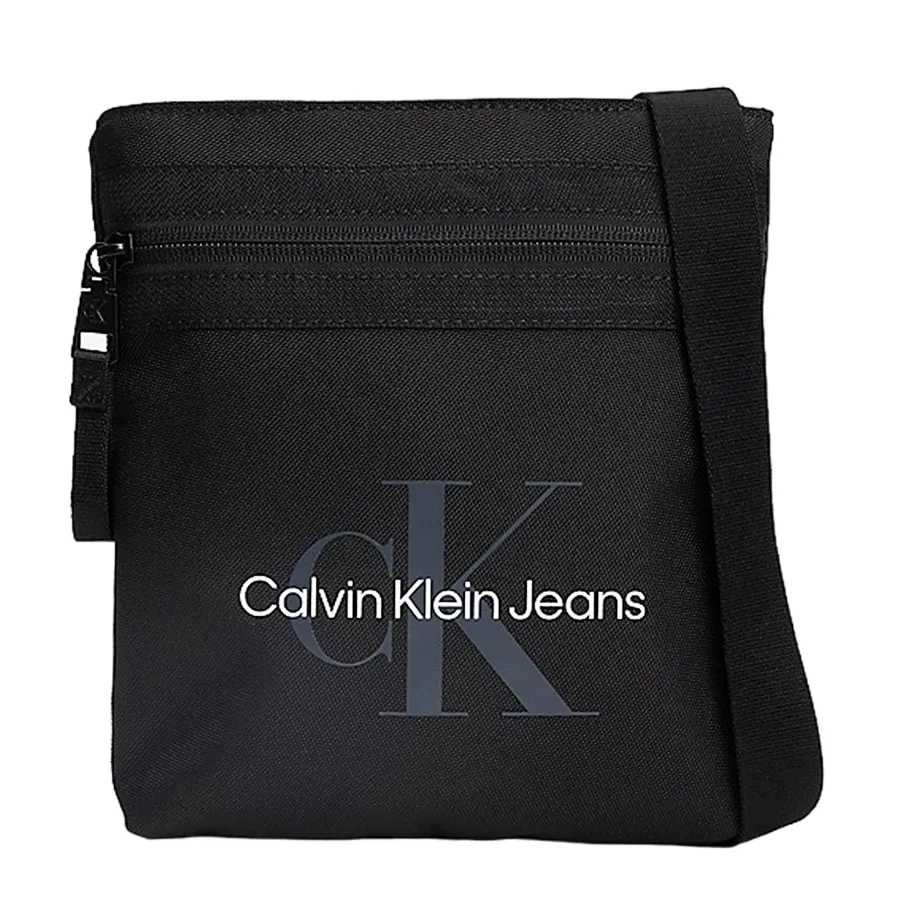 Túi Đeo Chéo Nam Calvin Klein CK Flat Logo Crossbody Bag K50K511097_NEBDS Màu Đen